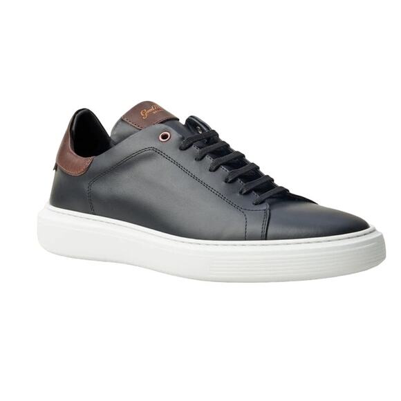 The Good Man Sneakers Legend London Nappa Leather Black Dark Vachetta 11.5 NIB - Picture 1 of 7